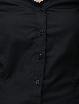 bell sleeved solid shirt - 16053079 - Standard Image - 5