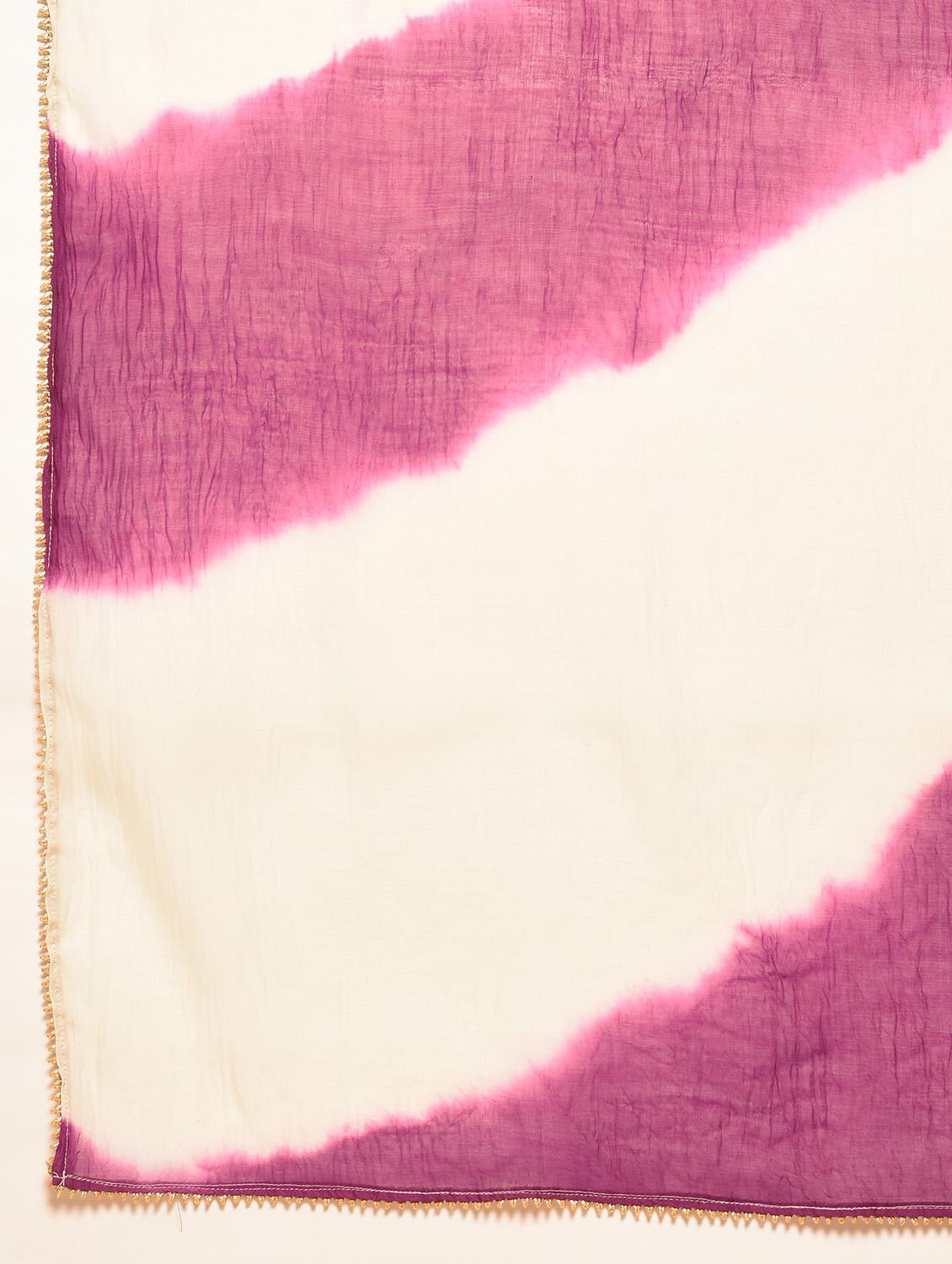 gota patti purple straight kurta - 16057242 - Zoom Image - 8