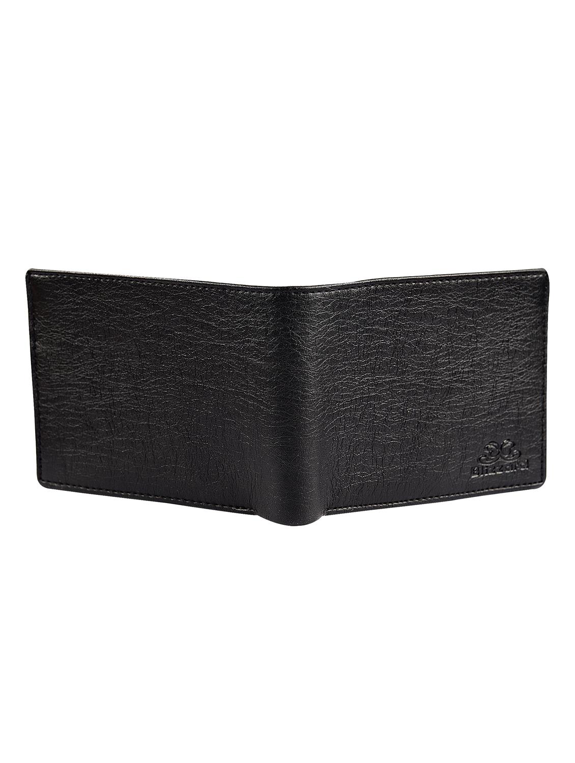 black leatherette wallet - 16058238 - Zoom Image - 2