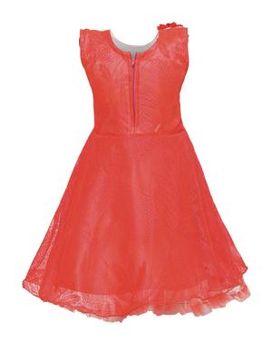red nylon frock - 16058786 - Standard Image - 2