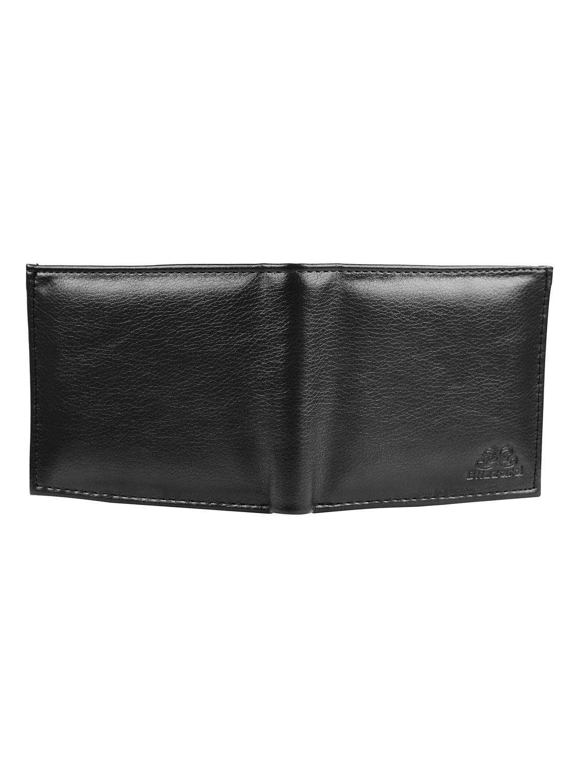 black leatherette wallet - 16059417 - Zoom Image - 2