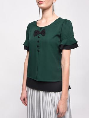 pleat detail layered top - 16059495 - Standard Image - 5