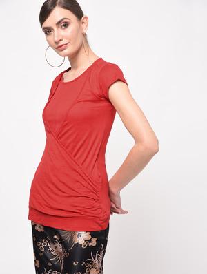 front overlap layered top - 16059497 - Standard Image - 2
