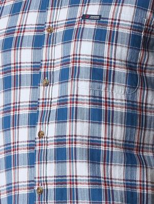 blue cotton casual shirt - 16061528 - Standard Image - 5
