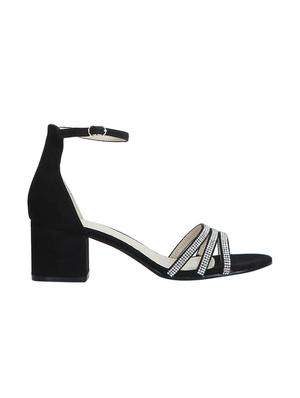 black ankle strap sandals - 16062851 - Standard Image - 2