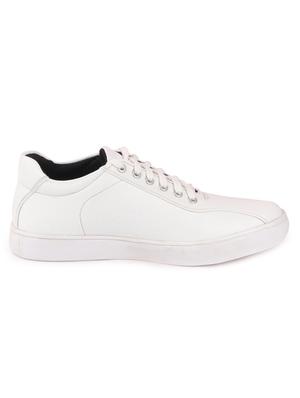 white leather lace up sneakers - 16064014 - Standard Image - 2