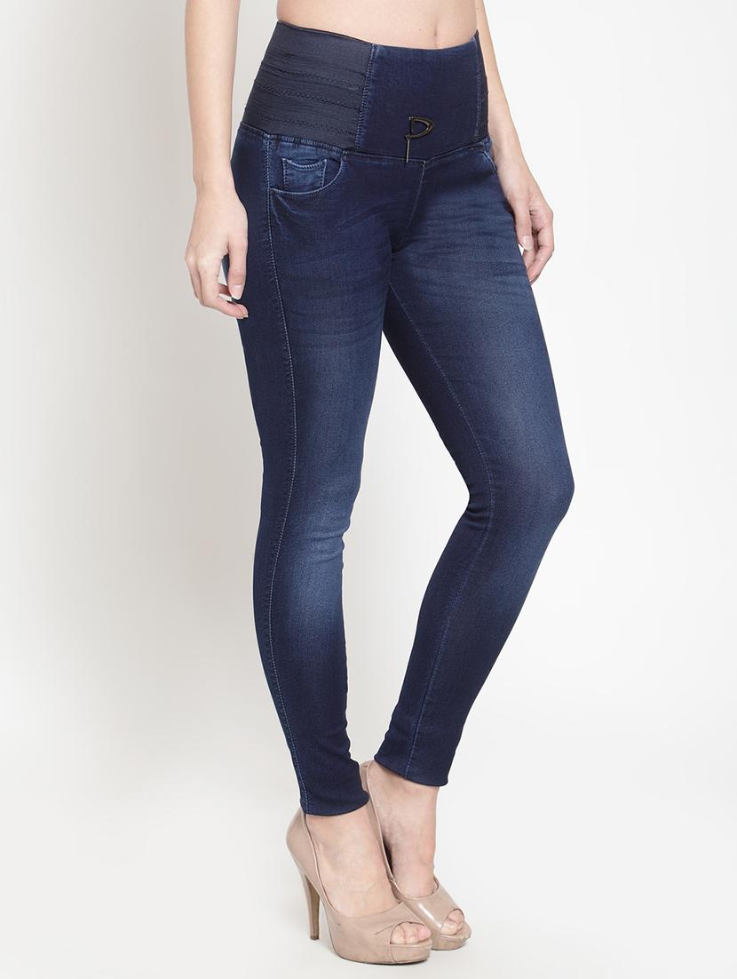 stone washed high waist jegging - 16064626 - Zoom Image - 2