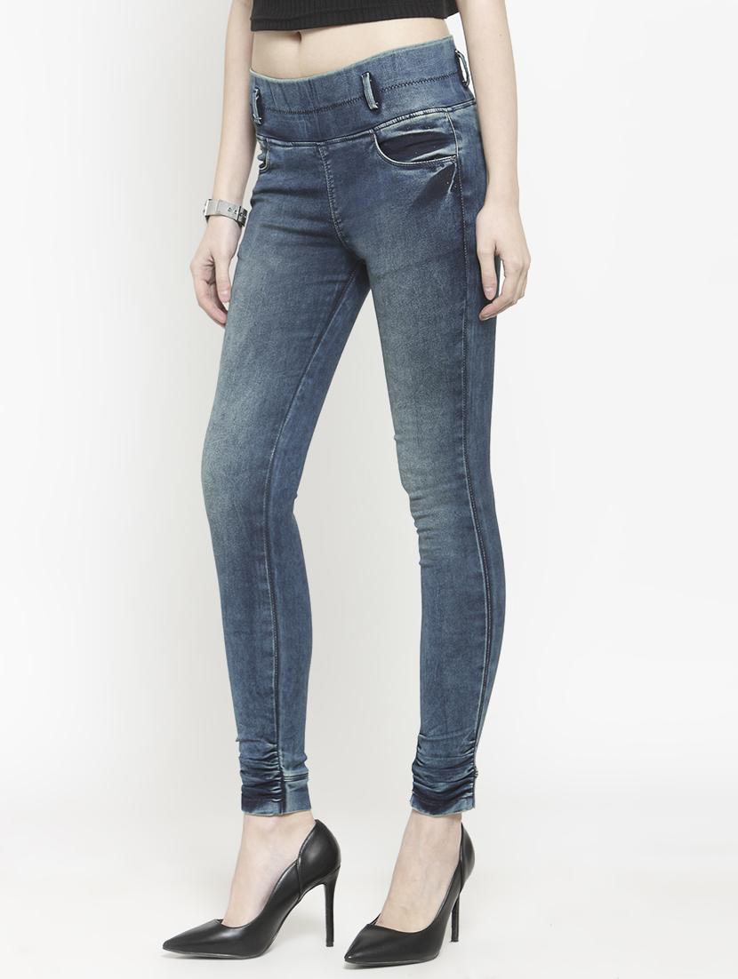 stone washed pocket detail jegging - 16064652 - Zoom Image - 2
