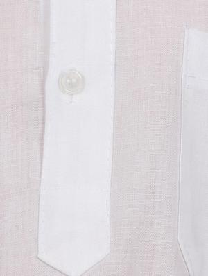 white cotton kurta - 16065503 - Standard Image - 5
