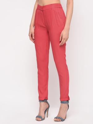 elastic waist pleated trouser - 16065922 - Standard Image - 2