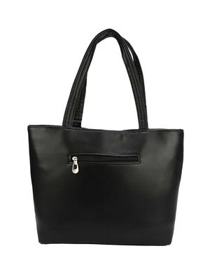 black leatherette (pu) regular handbag - 16067116 - Standard Image - 2