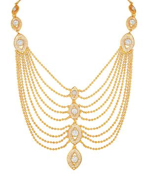 gold brass other necklace - 16071852 - Standard Image - 2