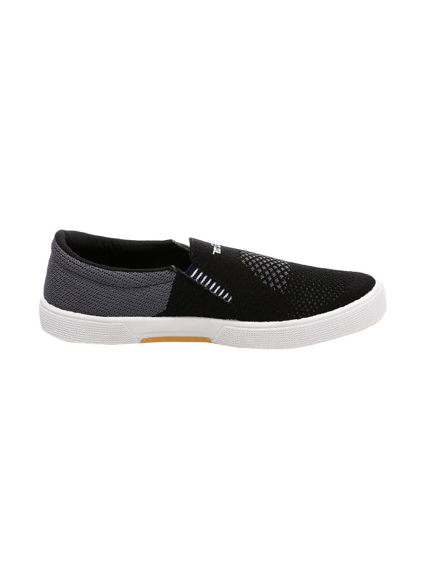 black Fabric casual slip ons - 16077286 - Zoom Image - 2