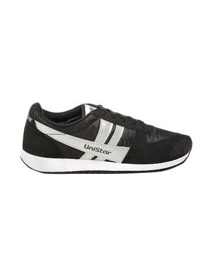black leatherette sport shoes - 16077288 - Standard Image - 2