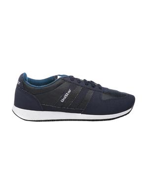 blue leatherette sport shoes - 16077294 - Standard Image - 2