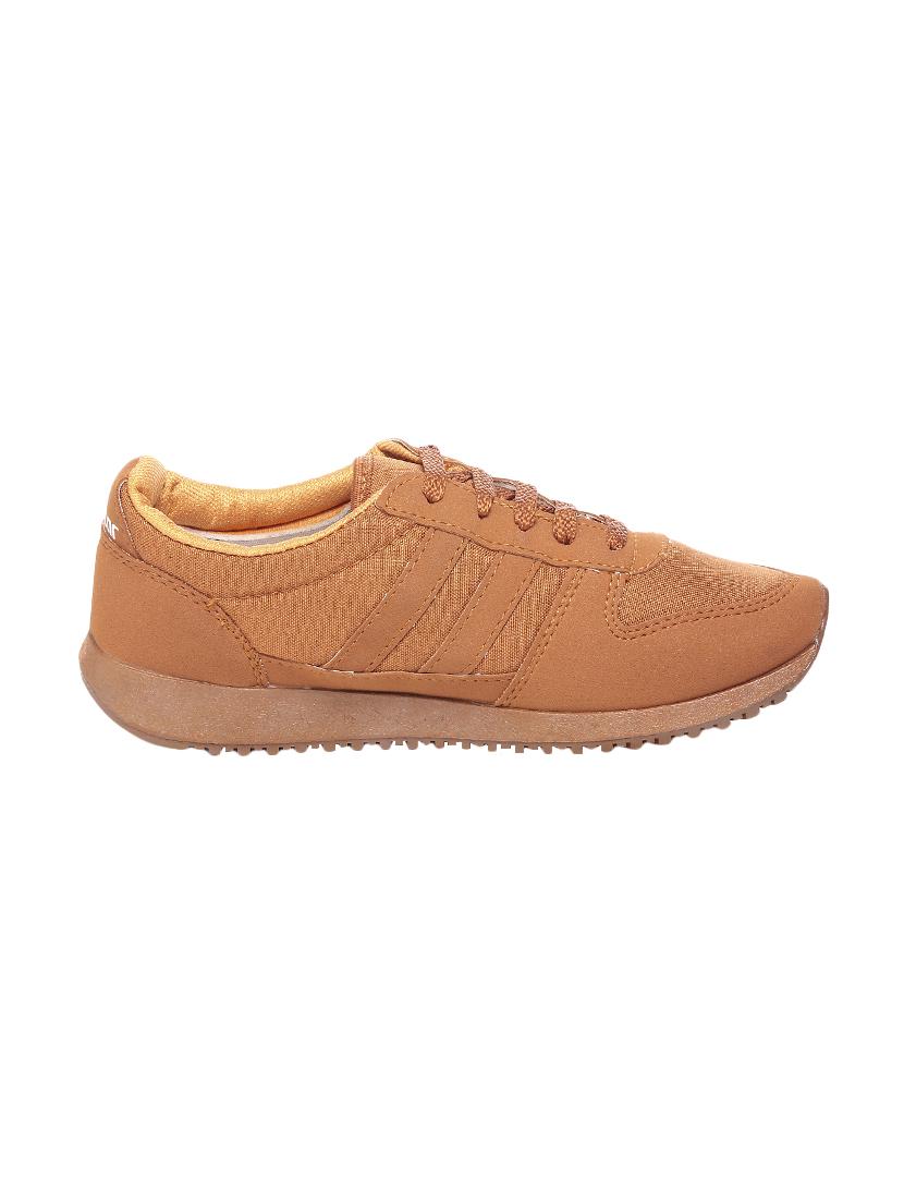 brown leatherette sport shoes - 16077297 - Zoom Image - 2