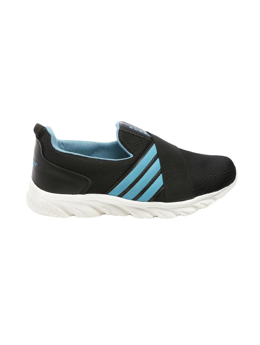 black mesh slip on sport shoes - 16077370 - Zoom Image - 2