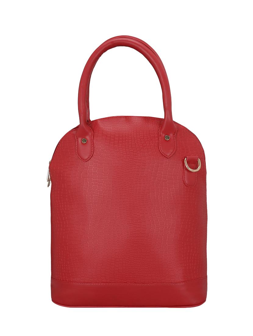 red leatherette (pu) regular handbag - 16077558 - Zoom Image - 2