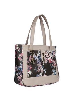black leatherette (pu) regular handbag - 16078183 - Standard Image - 2