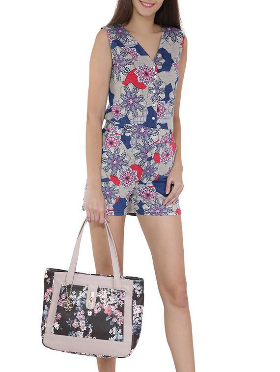black leatherette (pu) regular handbag - 16078183 - Zoom Image - 5