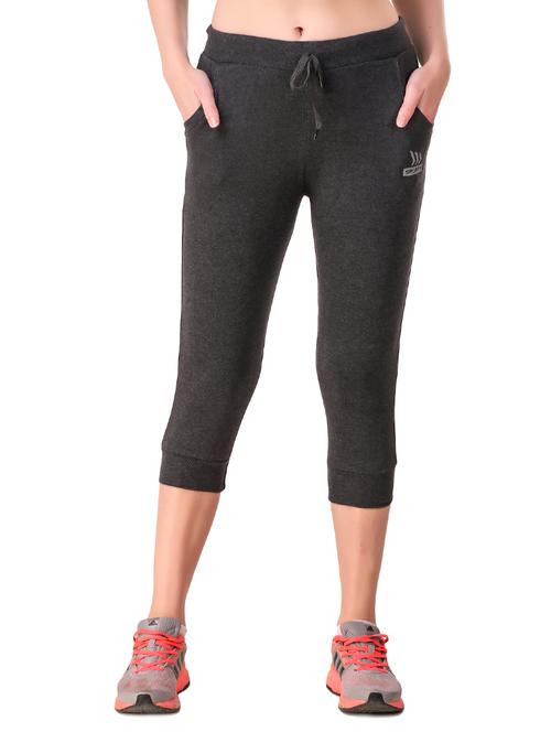 drawstring waist sports capri - 16078669 - Standard Image - 1