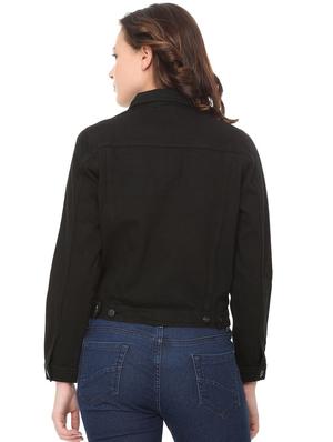 button up denim jacket - 16079931 - Standard Image - 2
