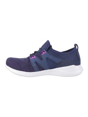 blue mesh lace-up sports shoes - 16084489 - Standard Image - 2