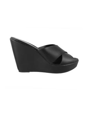 black platforms wedges - 16085085 - Standard Image - 2