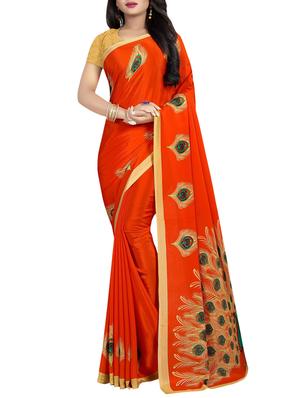 set of 2 multicolor printed saree combo with blouse - 16085462 - Standard Image - 2