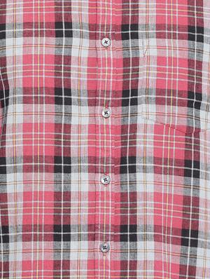 red checkered casual shirt - 16086979 - Standard Image - 5