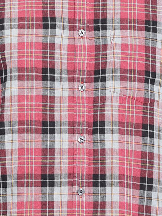 red checkered casual shirt - 16086979 - Zoom Image - 5