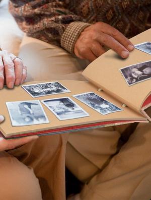 sehaz artworks leaves photo album diy handmade album scrapbook for anniversary, wedding, travelling, baby shower - 16088106 - Standard Image - 5