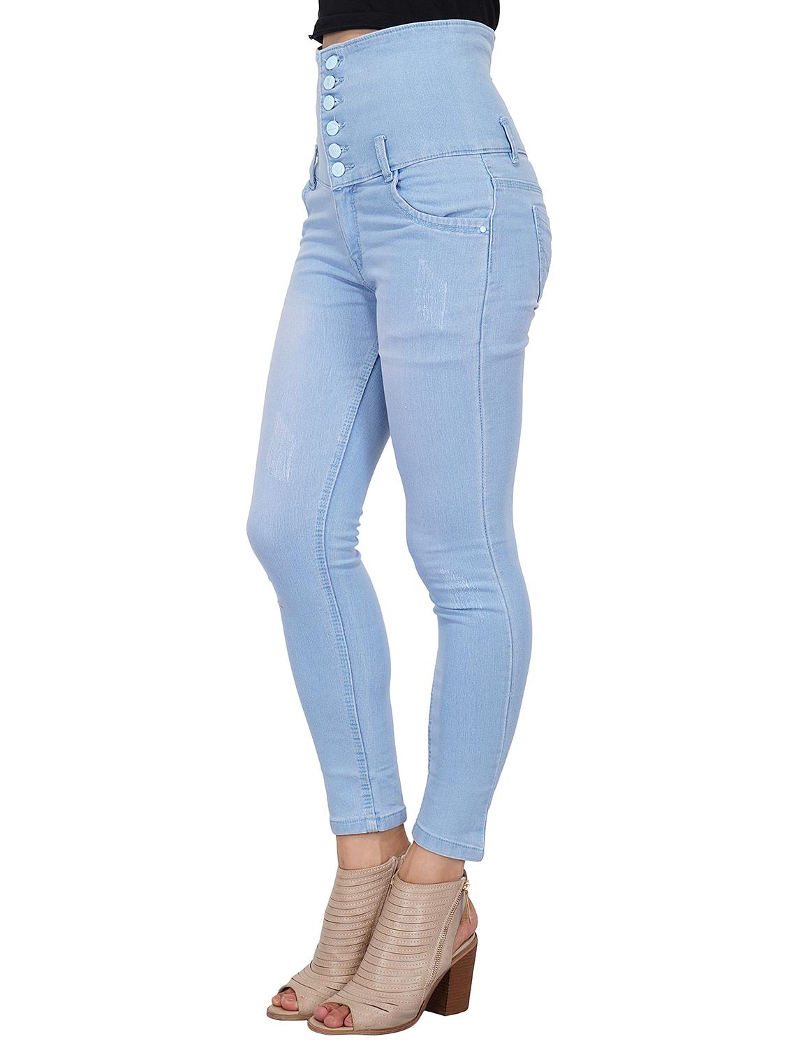 high rise skinny fit jeans - 16089828 - Zoom Image - 2