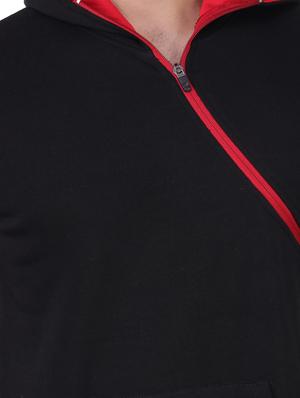 black fleece sweatshirt - 16090997 - Standard Image - 5