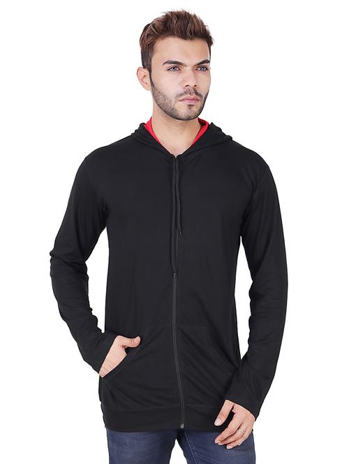 black fleece sweatshirt - 16090998 - Standard Image - 1