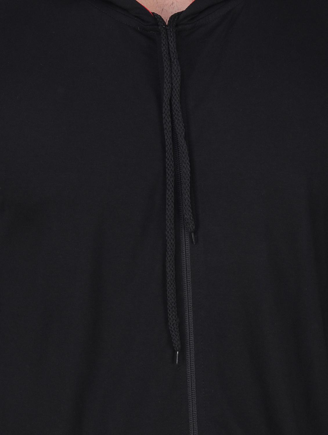 black fleece sweatshirt - 16090998 - Zoom Image - 5