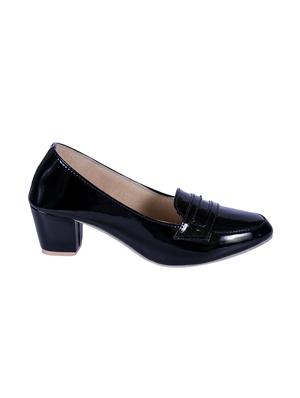 black slip on formal shoes - 16091293 - Standard Image - 2