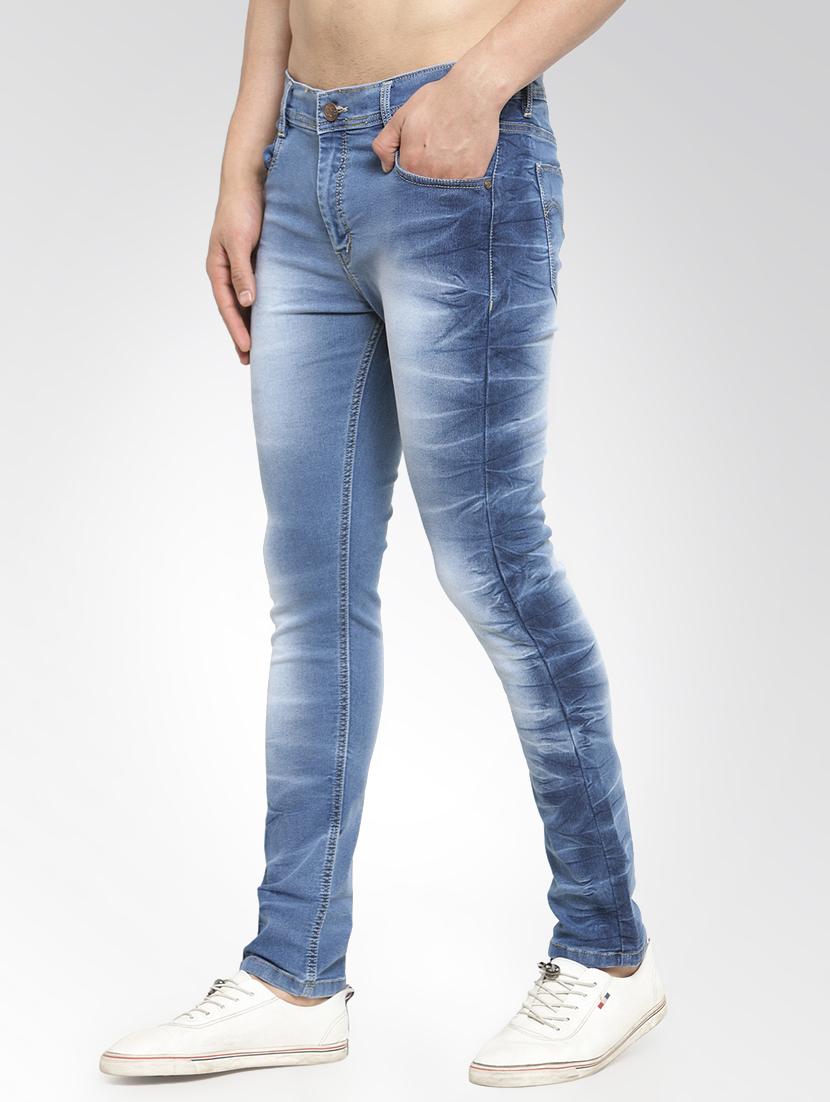 blue denim heavy washed jeans - 16092544 - Zoom Image - 2