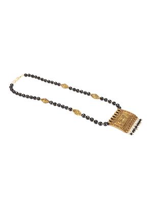 black metal statement necklace - 16094866 - Standard Image - 2