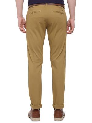 brown cotton chinos casual trousers - 16095213 - Standard Image - 2