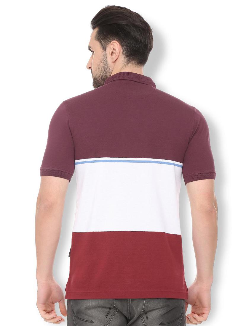multicolor color block tshirt - 16095232 - Zoom Image - 2