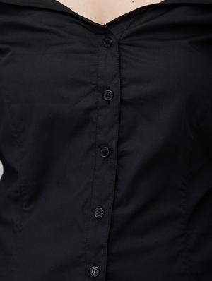 bell sleeved off shoulder shirt - 16095281 - Standard Image - 5