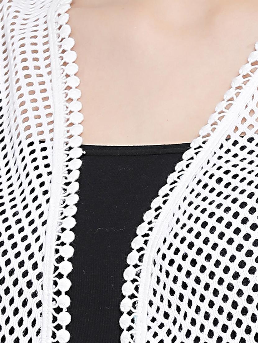 sleeveless crochet shrug - 16096055 - Zoom Image - 5