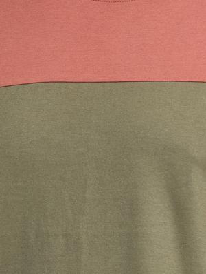 multi colored color block t-shirt - 16096138 - Standard Image - 5