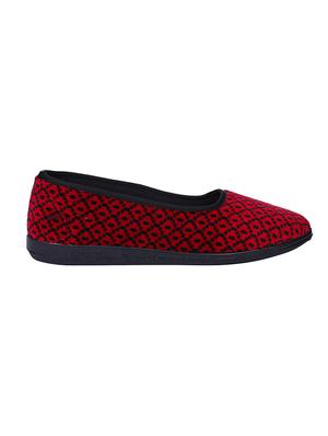 red slip on casual shoes - 16096248 - Standard Image - 2