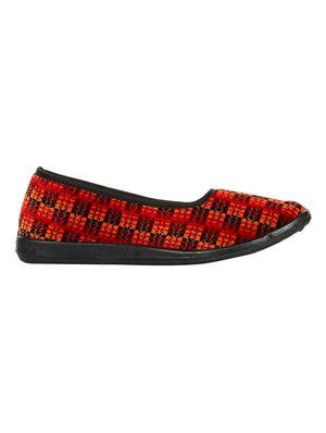 red slip on casual shoes - 16096252 - Standard Image - 2