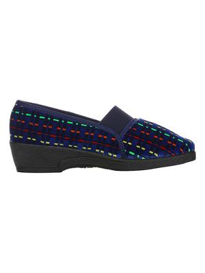 blue slip on casual shoes - 16096268 - Standard Image - 2