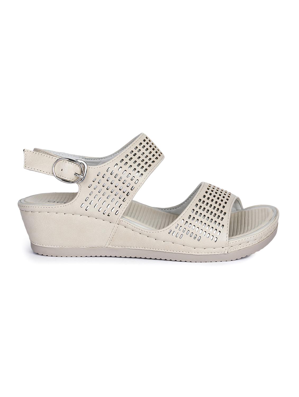 white back strap wedges - 16096619 - Zoom Image - 2