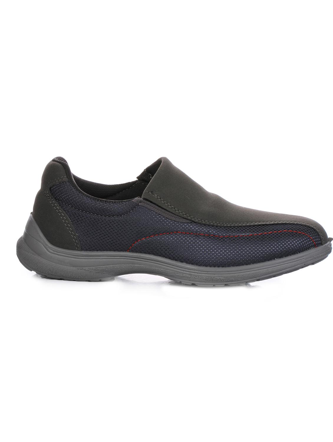 grey mesh slip on casual shoes - 16096694 - Zoom Image - 2