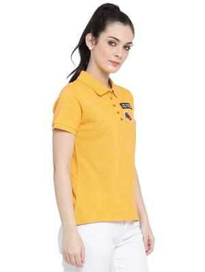 quirky patch polo neck tee - 16098966 - Standard Image - 2